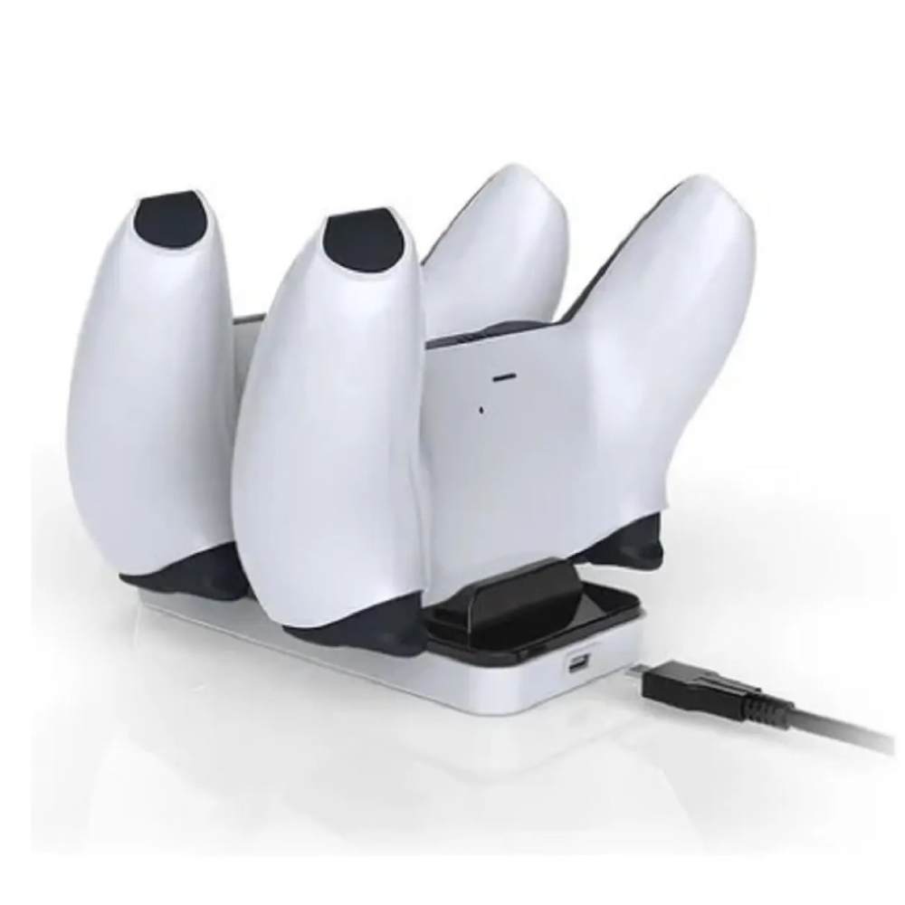 Imagen 2 del producto Estación de carga para mandos Dualsense PlayStation 5, alámbrico, blanco